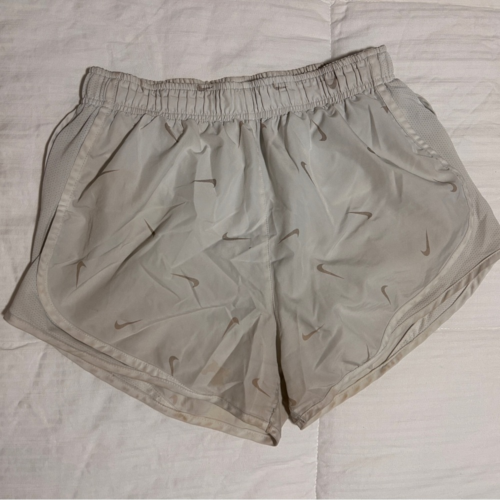 Nike Women's White Athletic Shorts
